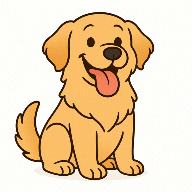 Hachiko the golden retriever